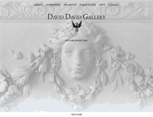 Tablet Screenshot of daviddavidgallery.com